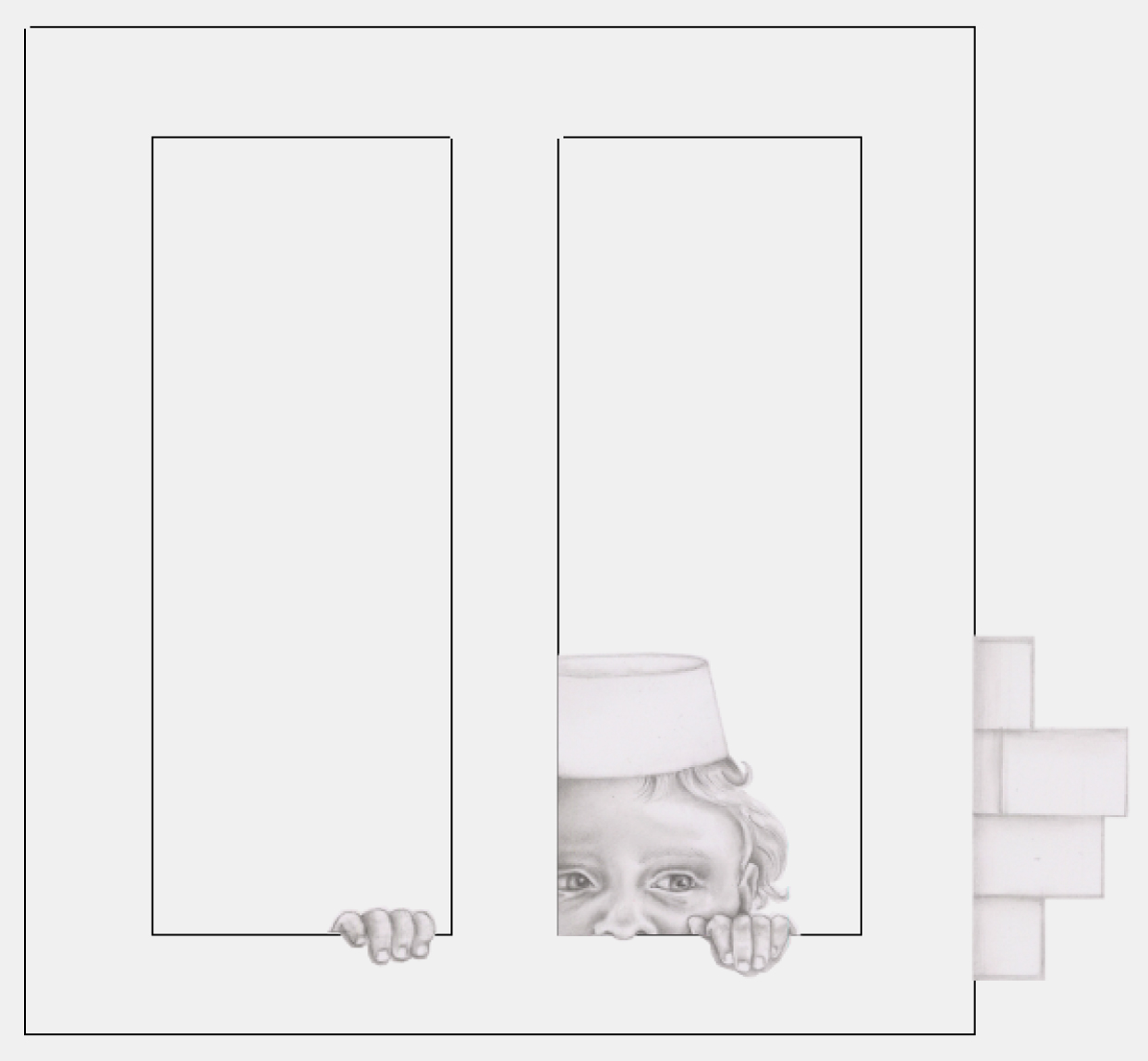 Little boy in window